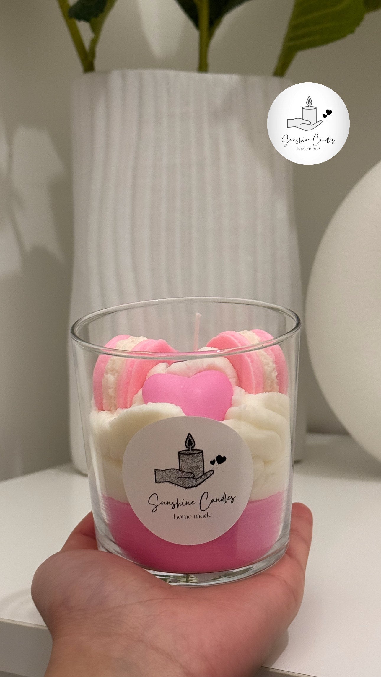 Cake Candle-( Blue ,Pink )