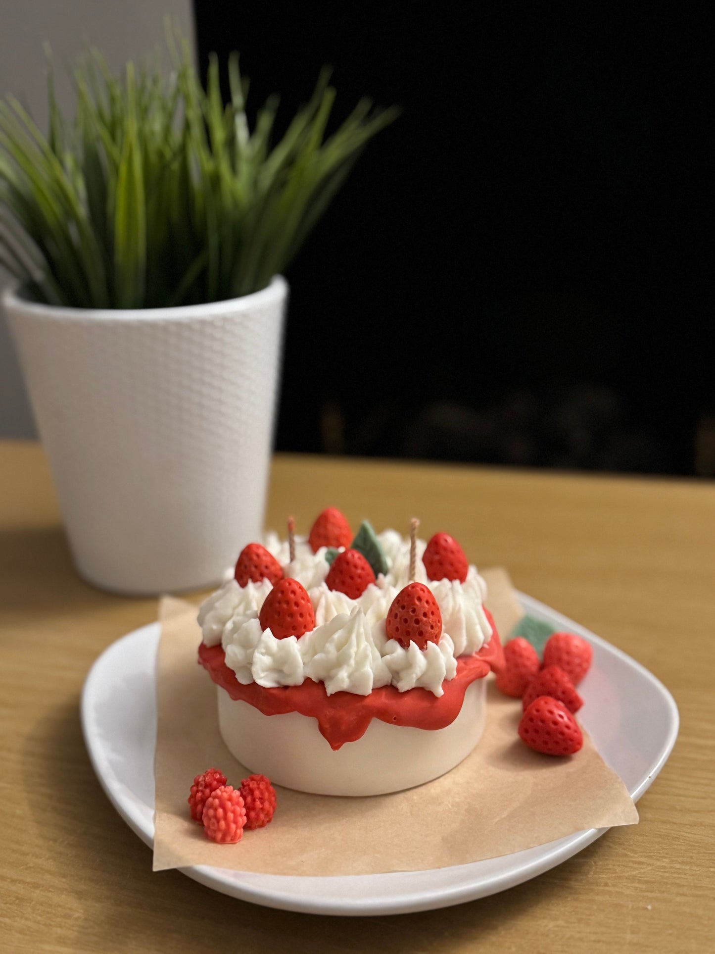 Strawberry Shorcake Candle