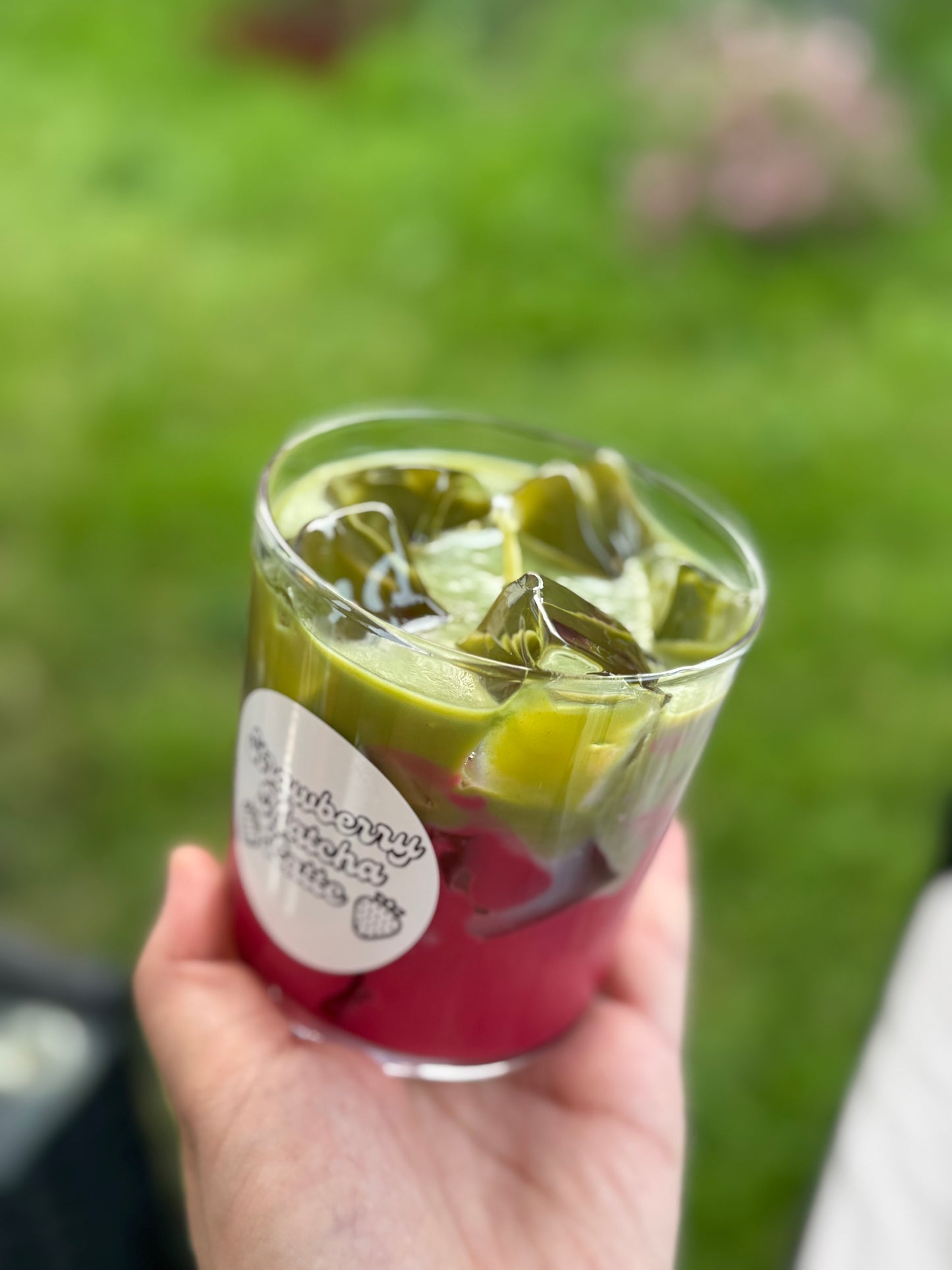 Strawberry Matcha Latte