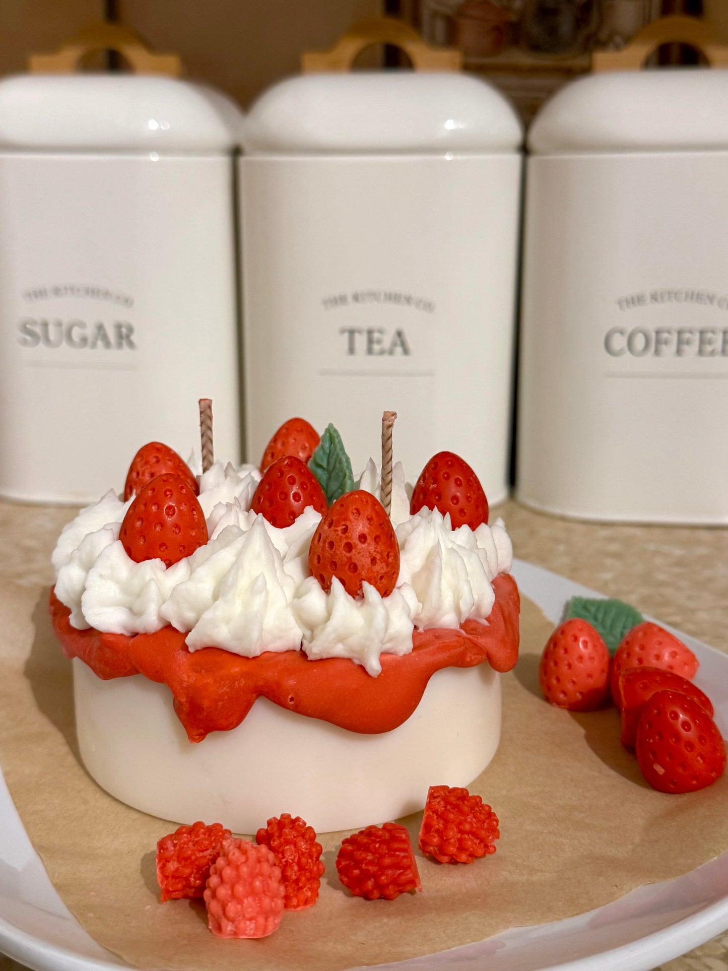 Strawberry Shorcake Candle