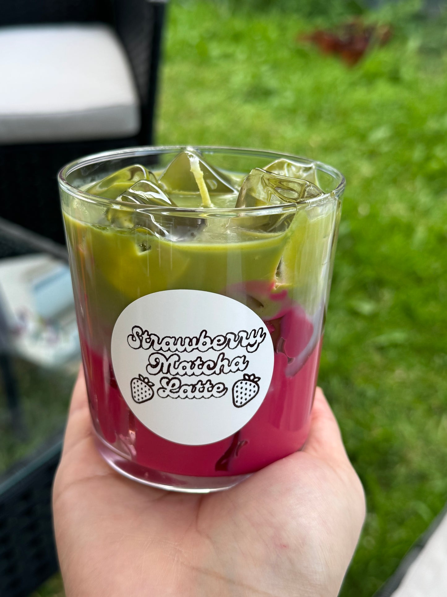 Strawberry Matcha Latte