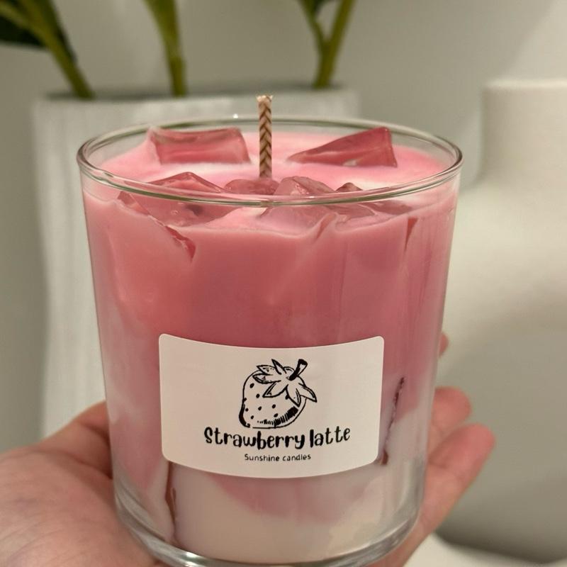 Strawberry Latte Candle