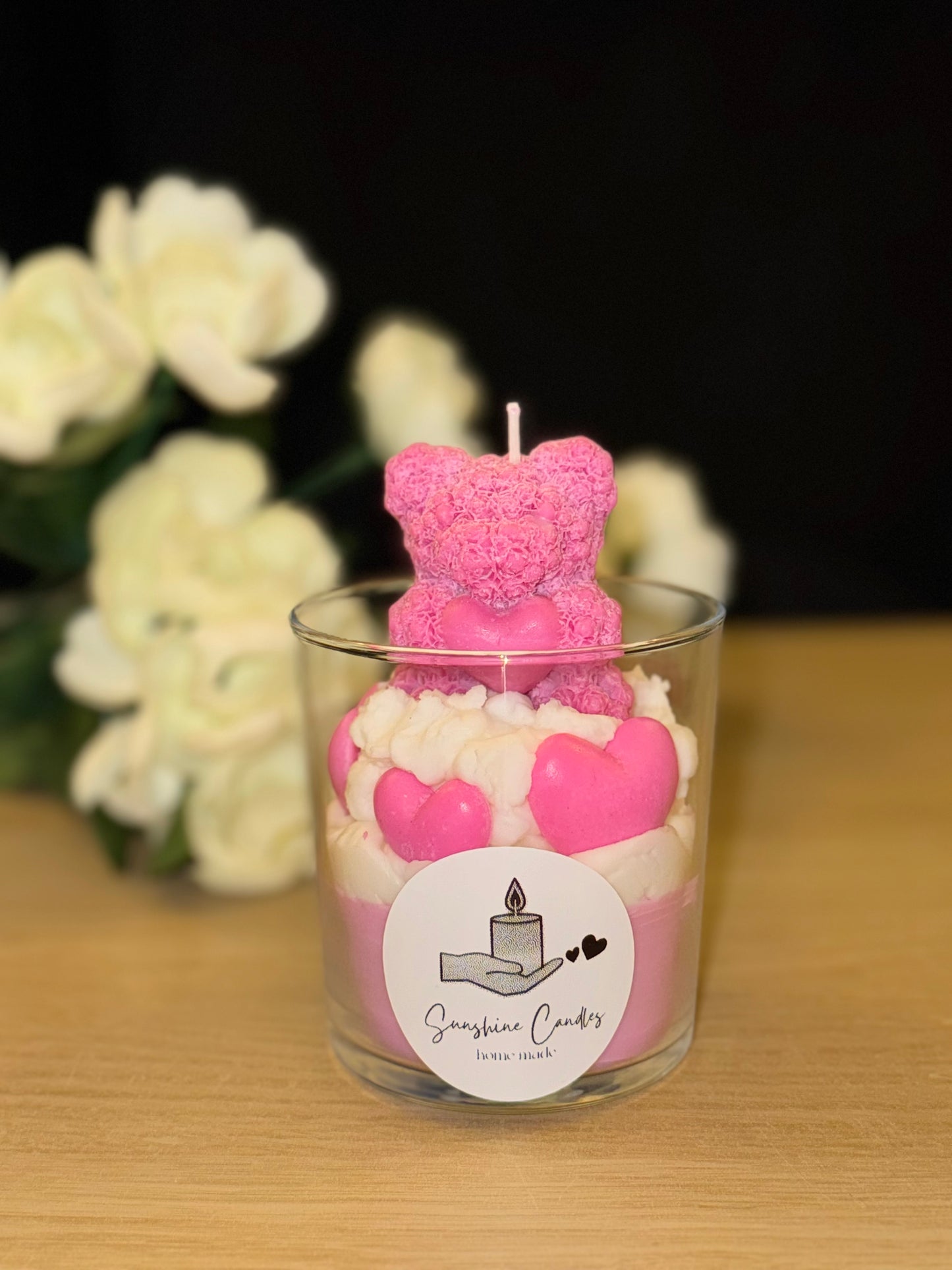 Cute bear candle