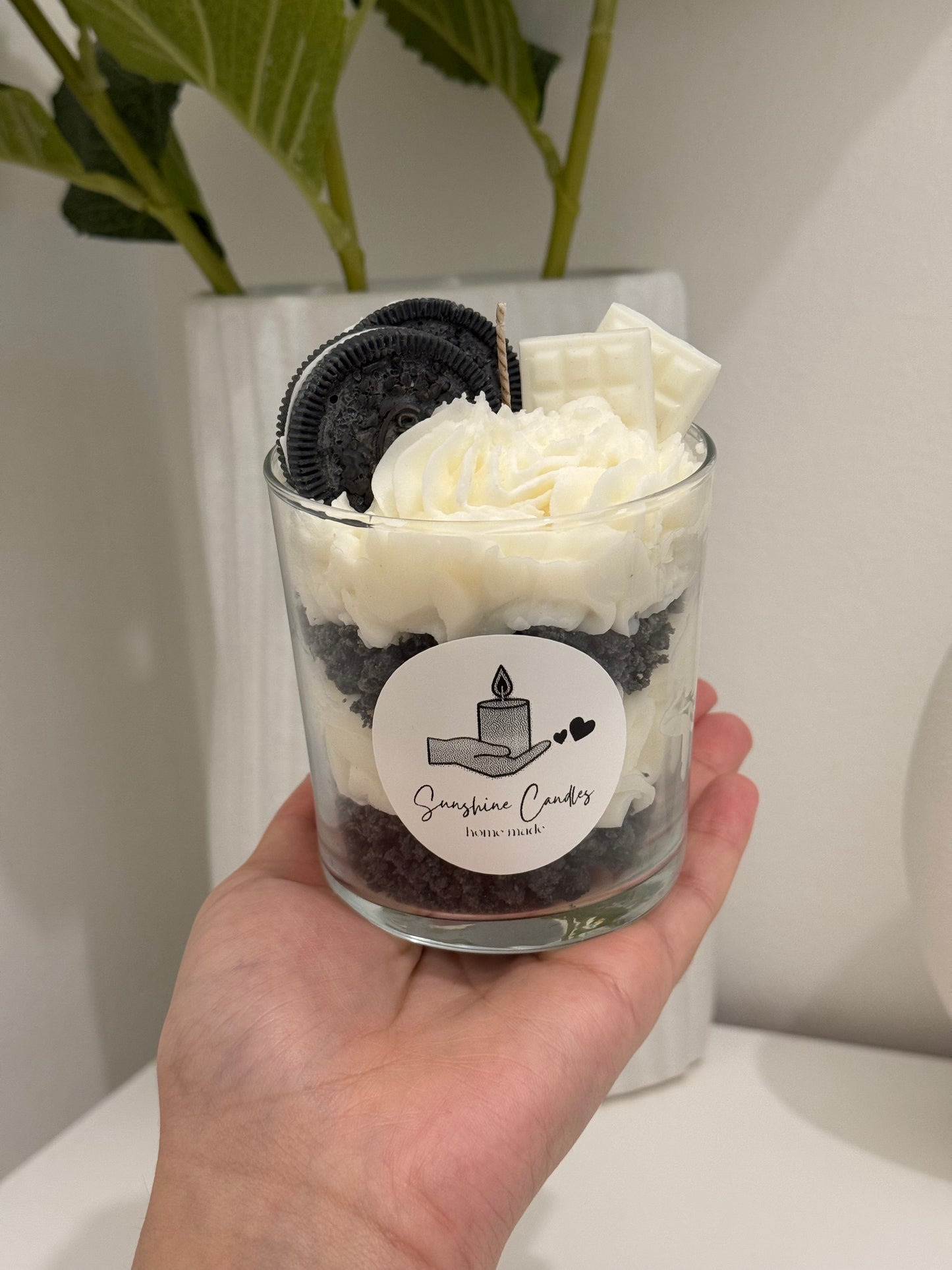 Oreo cake candle