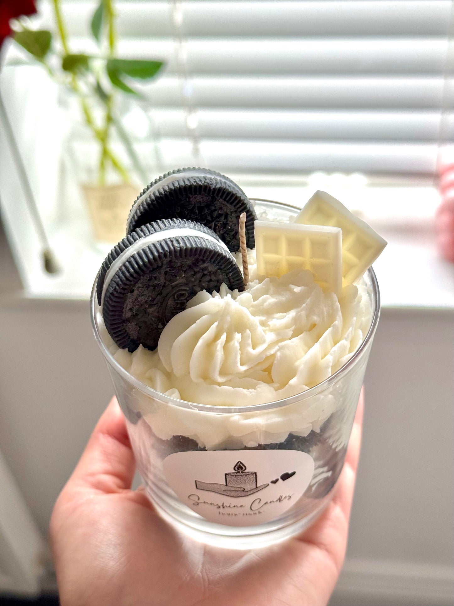 Oreo cake candle