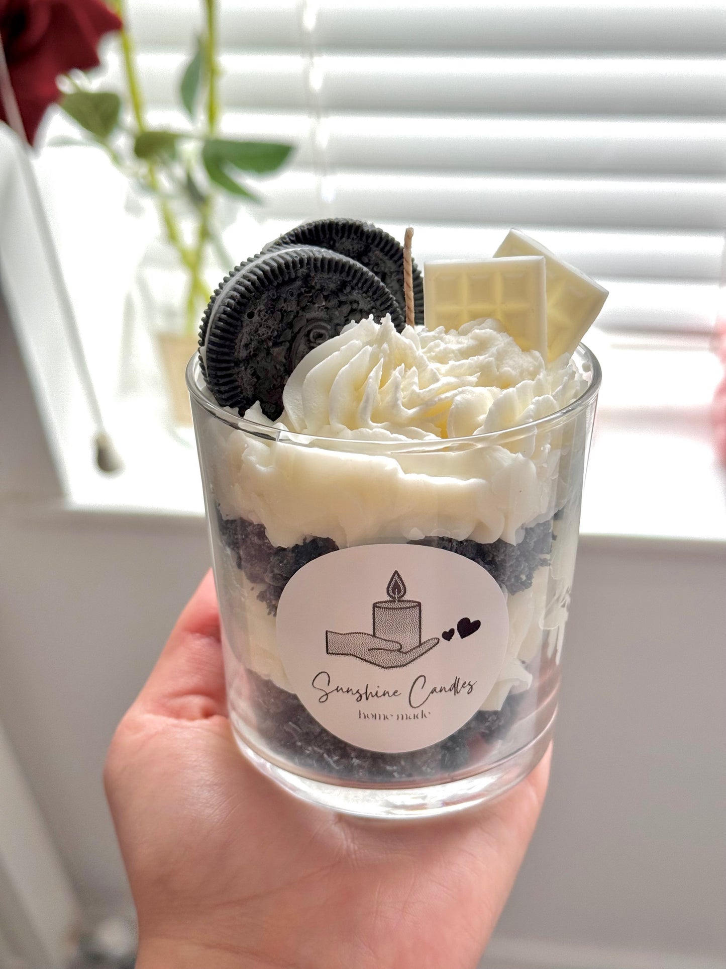 Oreo cake candle