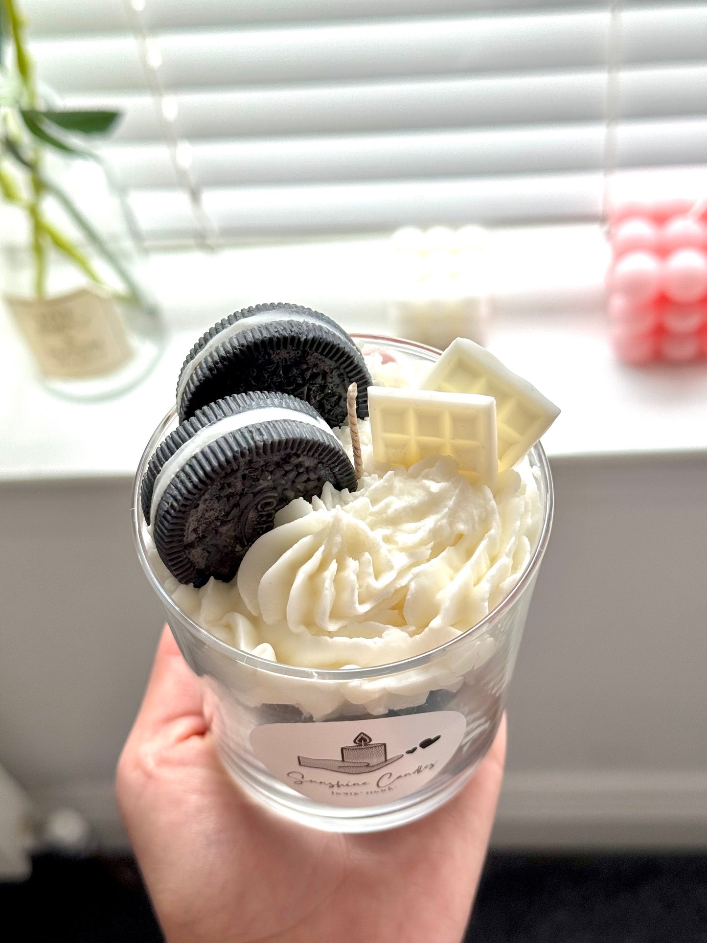 Oreo cake candle