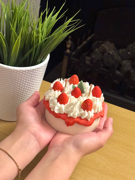Strawberry Shorcake Candle