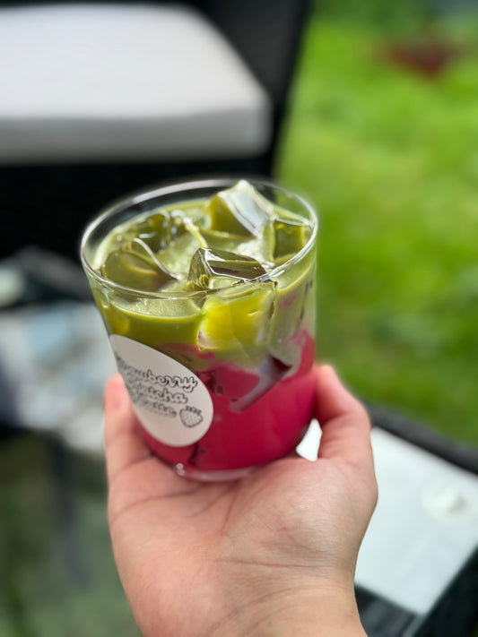 Strawberry Matcha Latte