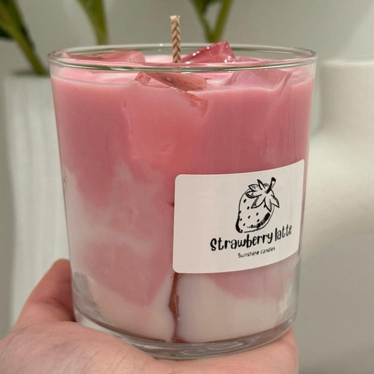 Strawberry Latte Candle